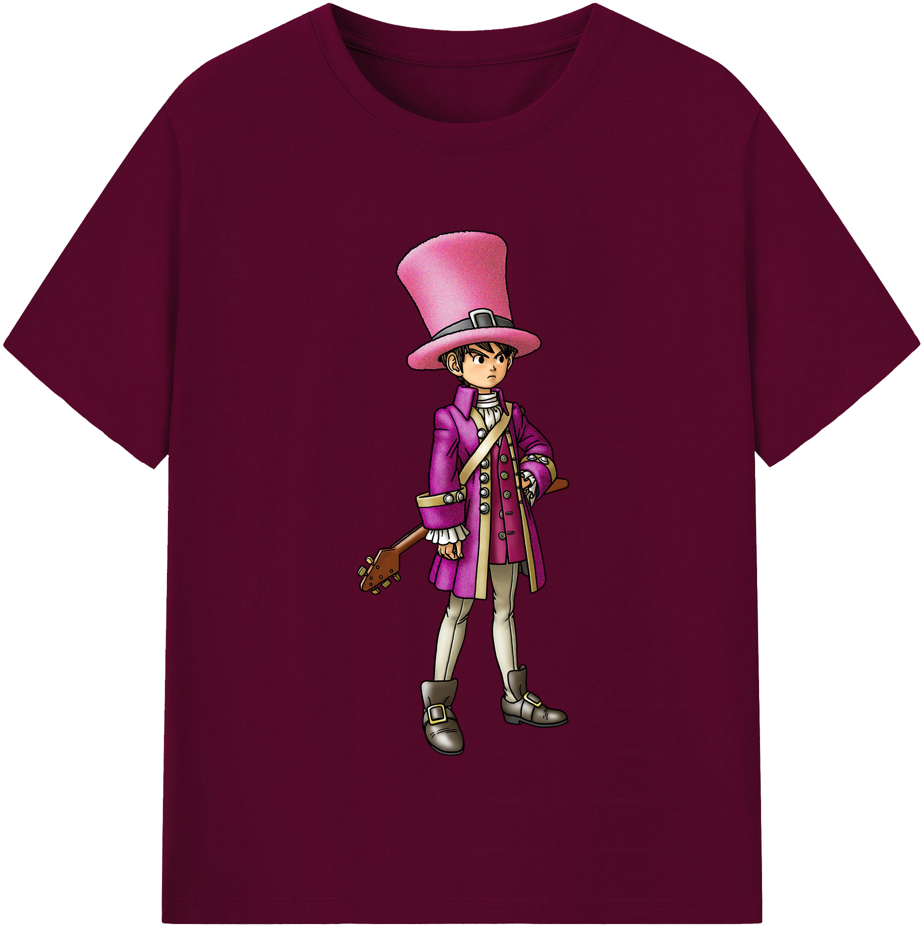 （画像用） ドラゴンクエスト Doragon Kuesuto Dragon Quest レディースカジュアルプリントTシャツ（綿100％）